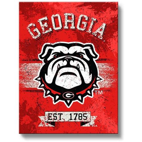 University of Georgia Wall Signs, Framed Art, Georgia Bulldogs 